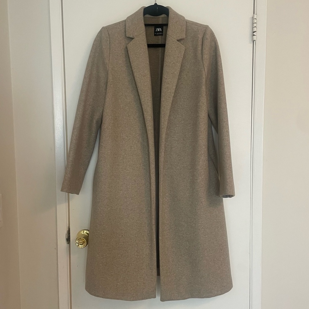 Zara Felt Overcoat